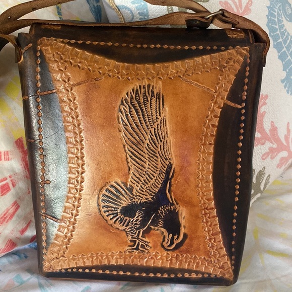 Leather Mexican bag - Picture 5 of 6